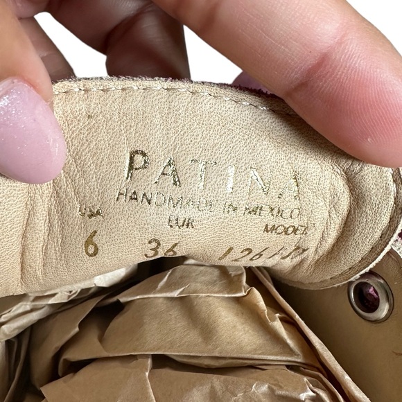 Patina, LOW TOP STREET SNEAKER blush pink size 6 - Picture 7 of 7